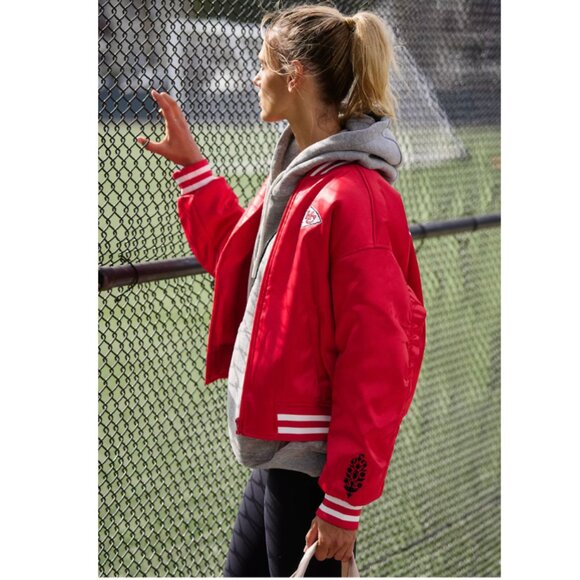 FP Movement x The Wild Collective Exclusive Kansas City Chiefs Bomber Jacket - Picture 3 of 8
